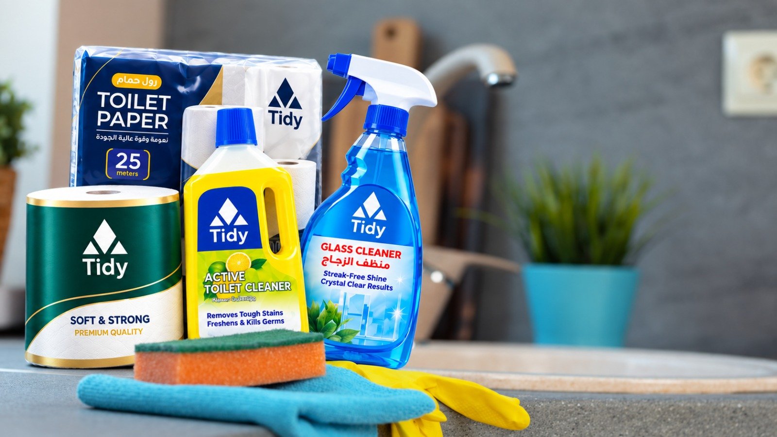 Al-Fajr cleaning and hygiene product range